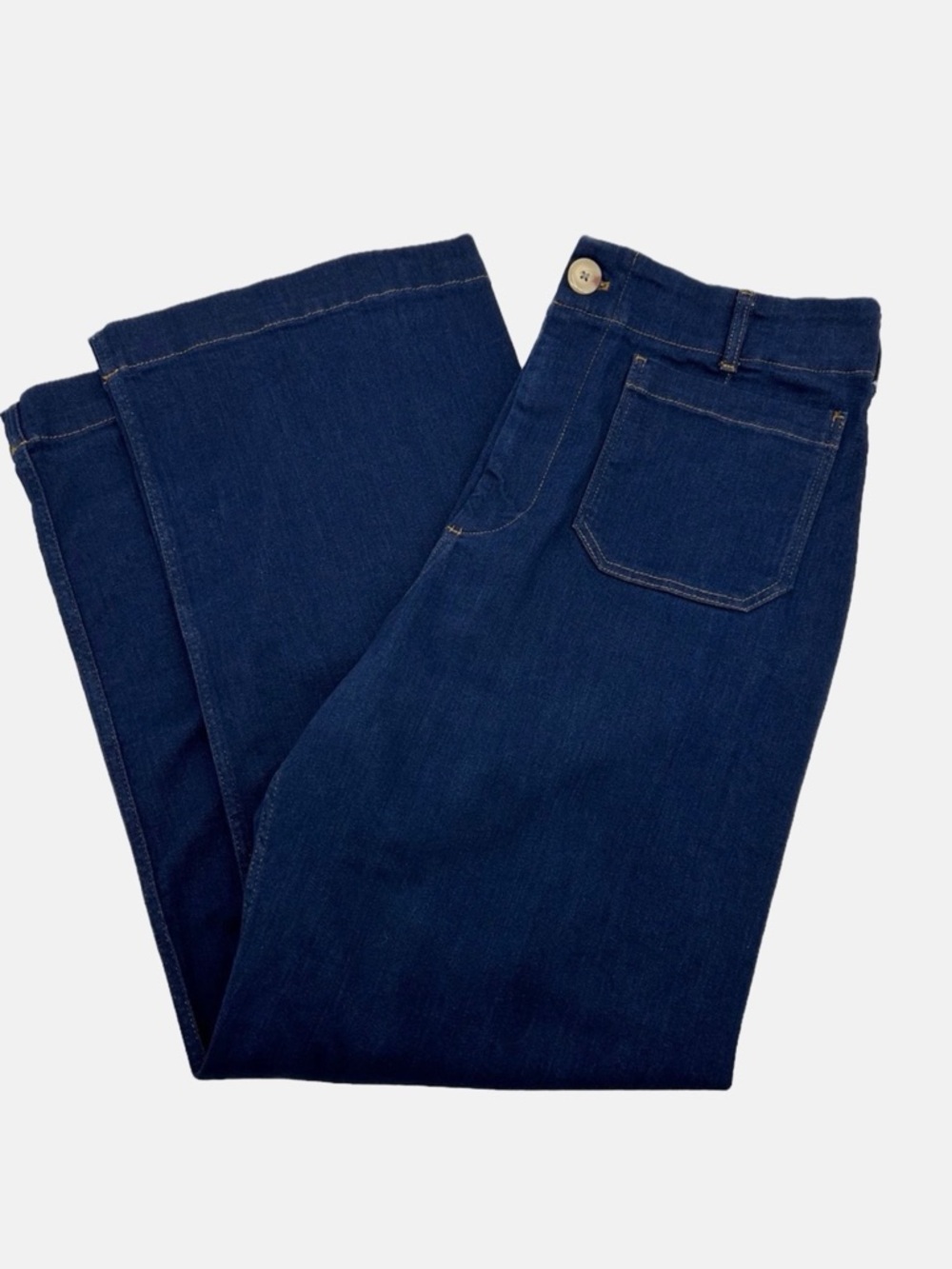 Maeve by Anthropologie Colette Wide Leg Jeans – Size 34T – Dark Wash